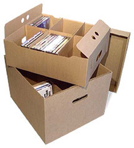 This 2-tier DVD Storage Box holds 1